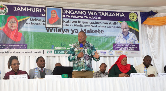 Tume kuendesha oparesheni ya Kupanga, Kupima na Kumilikisha Ardhi Makete